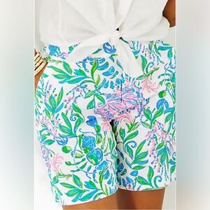 Lilly Pulitzer ALDORA LINEN SHORT-Size 12-BNWT